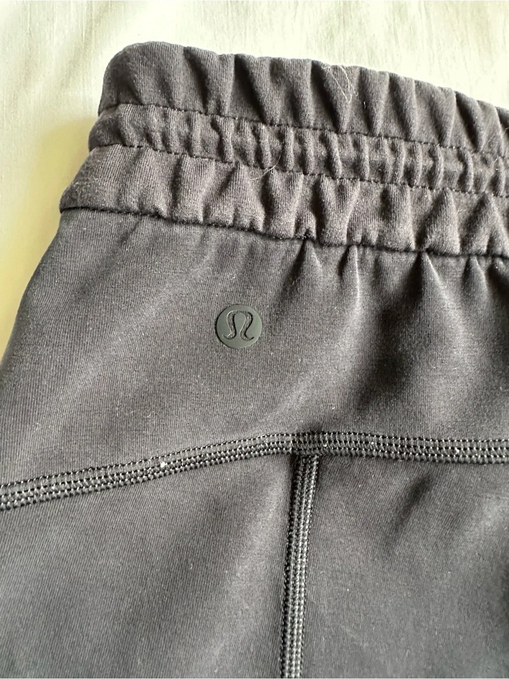 Lululemon Black Athletic Scuba-soft Drawstring Shorts
